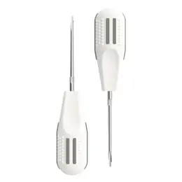 AsaDental Root elevator # 3 df curved, item 0280-3DF