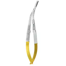 AsaDental Needle holder cm14 Castroviejo TC (60°), item 0448TH-14TC