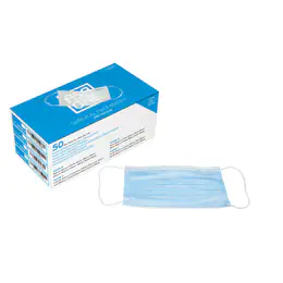 AsaDental Masks Earloop - box 50 pcs. - LIGHT BLUE, item 3450E-C